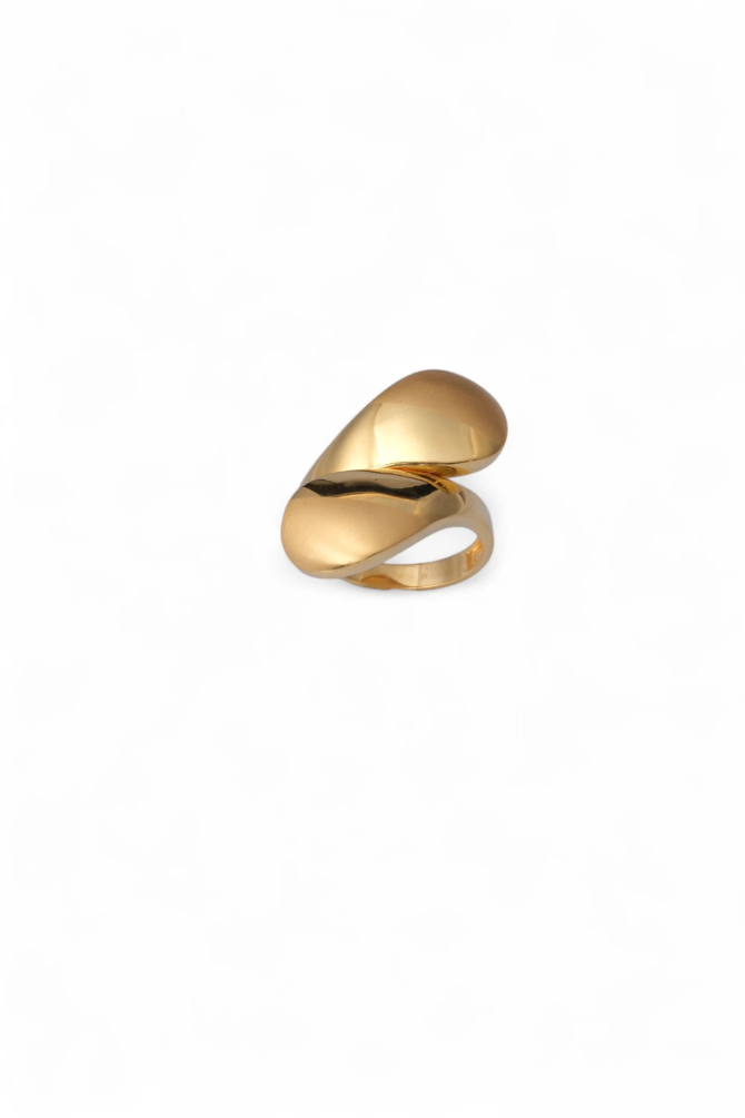 22 Ayar Altın Oval Formlu Modern Yüzük 7,26 GR Ürün Kodu: YZ07557 - 3