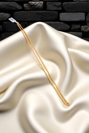 Klasik İnce Burgu (Halat) Model 22 Ayar Altın Zincir Kolye (60cm) - Alimoğlu Kuyumculuk 4,61 GR Ürün Kodu: ZNC3004 - 4