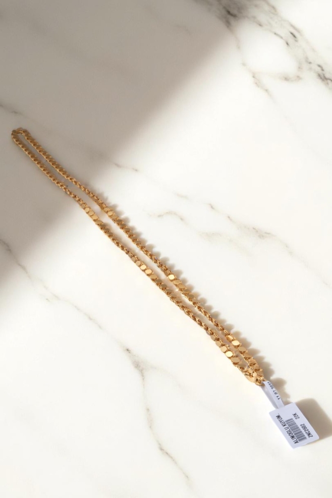 Klasik Pullu Model 22 Ayar Altın Zincir Kolye (60cm) - Alimoğlu Kuyumculuk 15,56 GR Ürün Kodu: ZNC2602 - 4